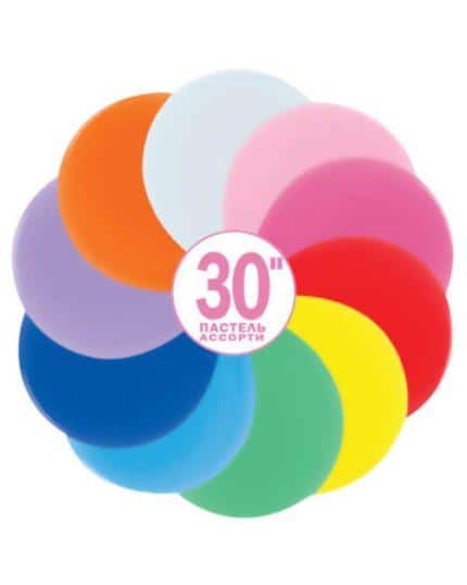 Шар пастель 76см - Черный